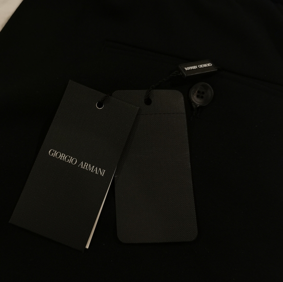 75% Off! Giorgio Armani black casual trouser - Picture 5 of 6